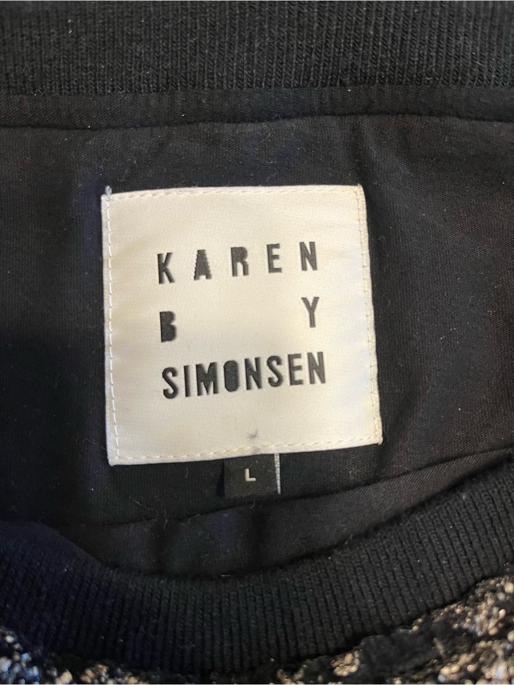 Karen By Simonsen Demeur Gold Metallic Sweater - Picture 4 of 12